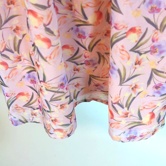 Allison New York Smocked Bodice Floral Print Dress S/P - Picture 12 of 16